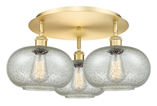 Gorham - 3 Light - 21 inch - Satin Gold - Flush Mount (516-3C-SG-G249)