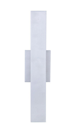 Rens 1 Light Medium Outdoor LED Wall Lantern in Brushed Aluminum (ZA2610-BAO-LED)