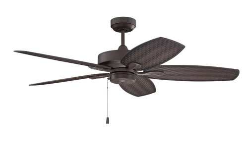 52" Ceiling Fan With Blades in Brown (RET52BR5)