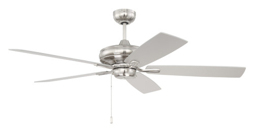 52" Ceiling Fan With Blades in Brushed Polished Nickel (FOR52BNK5)