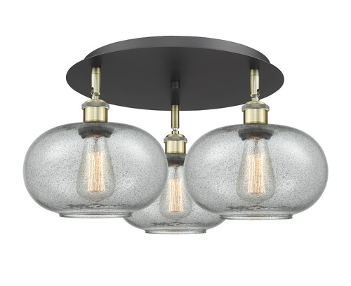 Gorham - 3 Light - 21 inch - Black Antique Brass - Flush Mount (516-3C-BAB-G247)