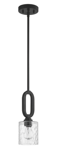 Collins 1 Light Mini Pendant in Flat Black (54291-FB)