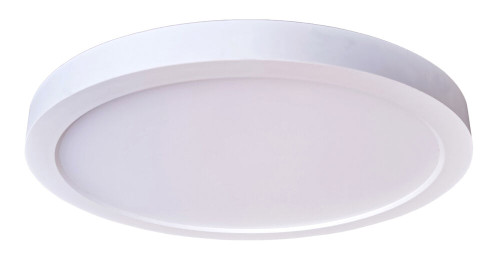 1 Light Pancake Led Flushmount In White (X9206-W-LED)