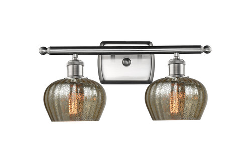 Fenton - 2 Light - 17 inch - Brushed Satin Nickel - Bath Vanity Light (516-2W-SN-G96)