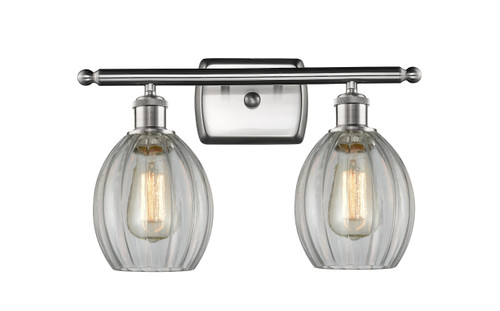 Eaton - 2 Light - 16 inch - Brushed Satin Nickel - Bath Vanity Light (516-2W-SN-G82-LED)