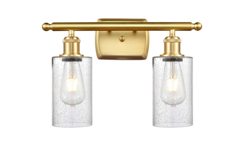 Clymer - 2 Light - 14 inch - Satin Gold - Bath Vanity Light (516-2W-SG-G804)
