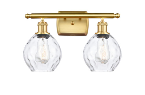 Waverly - 2 Light - 16 inch - Satin Gold - Bath Vanity Light (516-2W-SG-G362)