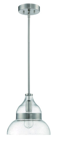 1 Light Mini Pendant In Brushed Polished Nickel (P960BNK1)