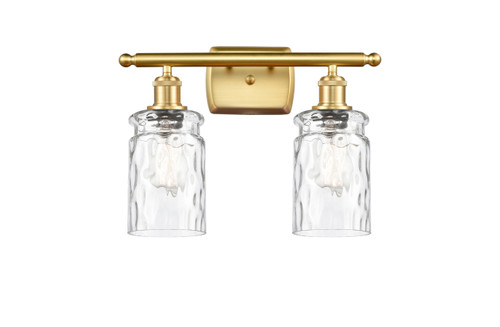 Candor - 2 Light - 15 inch - Satin Gold - Bath Vanity Light (516-2W-SG-G352)