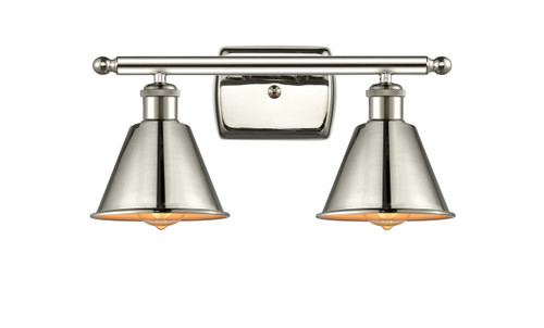 Smithfield - 2 Light - 17 inch - Polished Nickel - Bath Vanity Light (516-2W-PN-M8-LED)