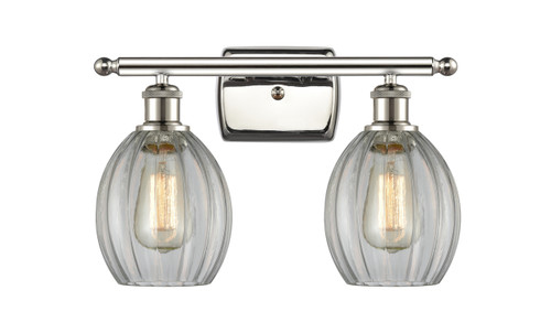 Eaton - 2 Light - 16 inch - Polished Nickel - Bath Vanity Light (516-2W-PN-G82)