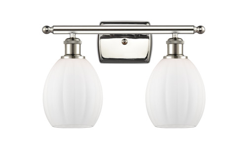 Eaton - 2 Light - 16 inch - Polished Nickel - Bath Vanity Light (516-2W-PN-G81-LED)