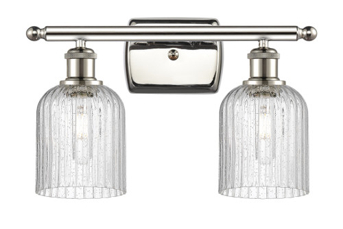 Bridal Veil - 2 Light - 15 inch - Polished Nickel - Bath Vanity Light (516-2W-PN-G559-5SDY)