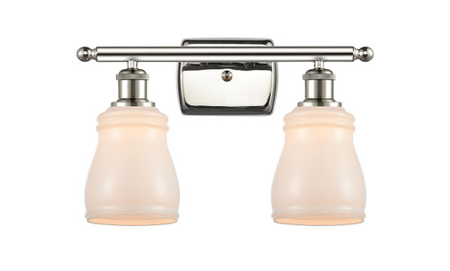 Ellery - 2 Light - 15 inch - Polished Nickel - Bath Vanity Light (516-2W-PN-G391-LED)