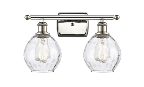 Waverly - 2 Light - 16 inch - Polished Nickel - Bath Vanity Light (516-2W-PN-G362)
