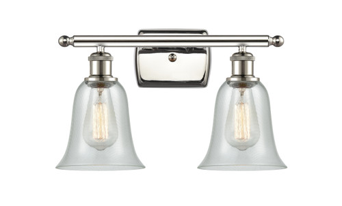 Hanover - 2 Light - 16 inch - Polished Nickel - Bath Vanity Light (516-2W-PN-G2812)