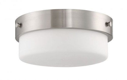 2 Light Flushmount In Brushed Polished Nickel (X3212-BNK)