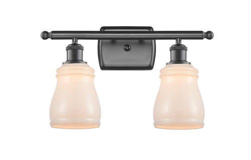Ellery - 2 Light - 15 inch - Oil Rubbed Bronze - Bath Vanity Light (516-2W-OB-G391)