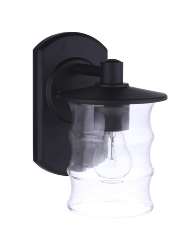 Canon 1 Light Small Outdoor Wall Lantern in Midnight (ZA3604-MN)