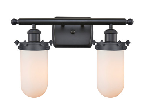 Kingsbury - 2 Light - 14 inch - Matte Black - Bath Vanity Light (516-2W-BK-CE231-W-LED)