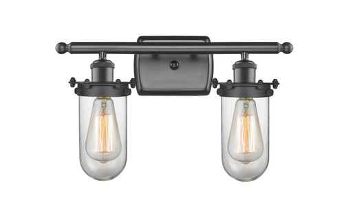 Kingsbury - 2 Light - 14 inch - Matte Black - Bath Vanity Light (516-2W-BK-CE231-CL)