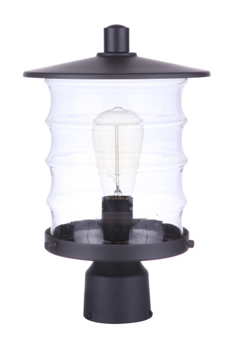 Canon 1 Light Outdoor Post Mount in Midnight (ZA3625-MN)