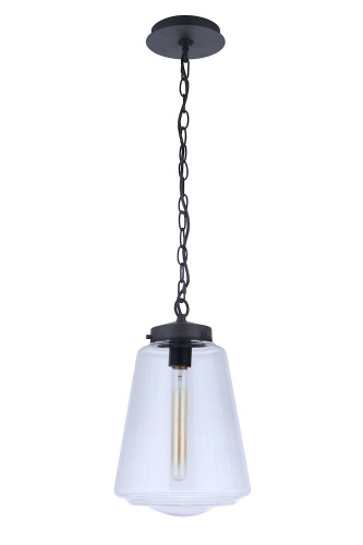 Laclede 1 Light Outdoor Pendant in Midnight (ZA3821-MN)