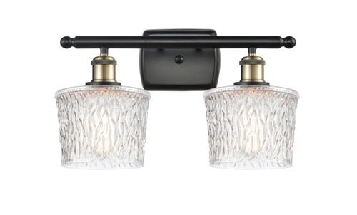 Niagara - 2 Light - 17 inch - Black Antique Brass - Bath Vanity Light (516-2W-BAB-G402-LED)