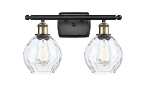 Waverly - 2 Light - 16 inch - Black Antique Brass - Bath Vanity Light (516-2W-BAB-G362)