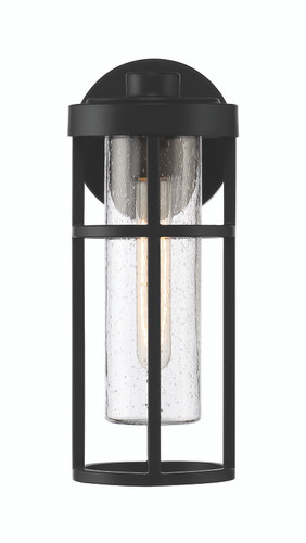 Encompass 1 Light Small Outdoor Wall Lantern in Midnight (ZA4204-MN)