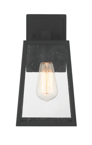 Dunn 1 Light Medium Outdoor Wall Lantern in Textured Black (ZA4314-TB)