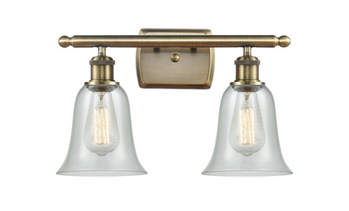 Hanover - 2 Light - 16 inch - Antique Brass - Bath Vanity Light (516-2W-AB-G2812-LED)