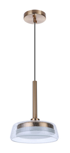 Centric 10" LED Pendant in Satin Brass (55191-SB-LED)