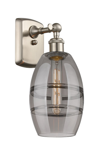 Vaz - 1 Light - 6 inch - Brushed Satin Nickel - Sconce (516-1W-SN-G557-6SM)