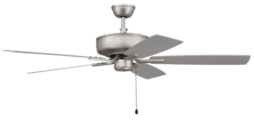 52" Pro Plus Fan with Blades in Brushed Satin Nickel (P52BN5-52BNGW)