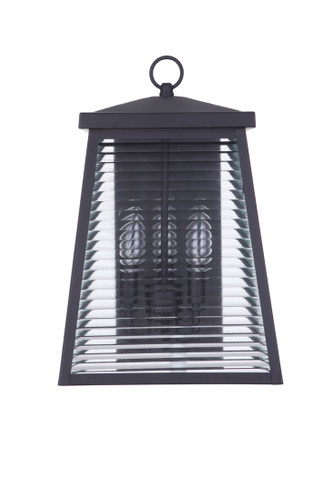 Armstrong 3 Light Medium Outdoor Wall Lantern in Midnight (ZA4114-MN)