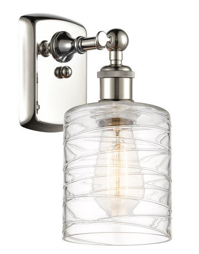 Cobbleskill - 1 Light - 5 inch - Polished Nickel - Sconce (516-1W-PN-G1113-LED)