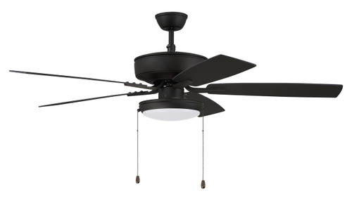 Pro Plus 119 52" 5-Blade Ceiling Fan in Espresso w/ Espresso/Walnut Blades; Light Kit Included (optional) (P119ESP5-52ESPWLN)