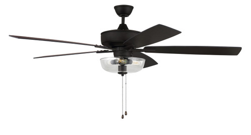 60" Super Pro Fan in Espresso with Blades and Light Kit (S101ESP5-60ESPWLN)