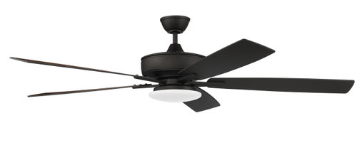 60" Super Pro Fan in Espresso with Blades and Light Kit (S112ESP5-60ESPWLN)