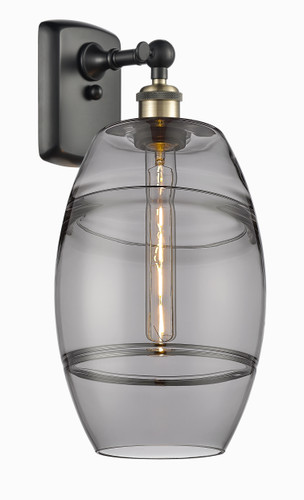 Vaz - 1 Light - 8 inch - Black Antique Brass - Sconce (516-1W-BAB-G557-8SM)