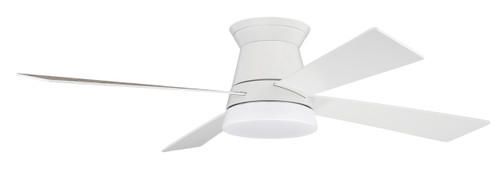 52" Revello Ceiling Fan in White with Blades and Light Kit (REV52W4)