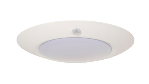 Slim Line 1 Light 6" LED Flushmount in White (7" Overall Diameter) (X9007M-W-LED)