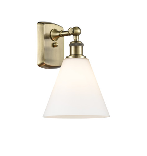 Berkshire - 1 Light - 8 inch - Antique Brass - Sconce (516-1W-AB-GBC-81)