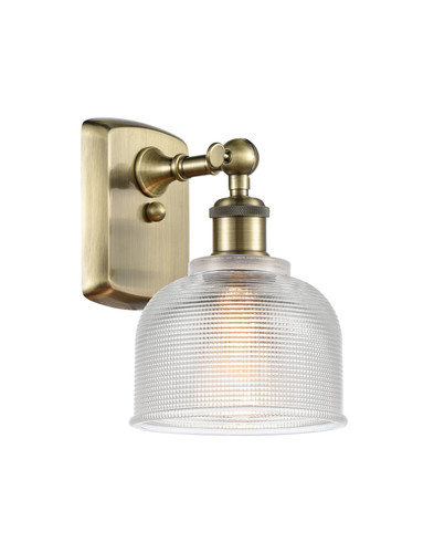 Dayton - 1 Light - 6 inch - Antique Brass - Sconce (516-1W-AB-G412-LED)