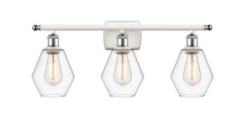 Cindyrella - 3 Light - 26 inch - White Polished Chrome - Bath Vanity Light (516-3W-WPC-G652-6-LED)