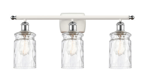 Candor - 3 Light - 25 inch - White Polished Chrome - Bath Vanity Light (516-3W-WPC-G352-LED)
