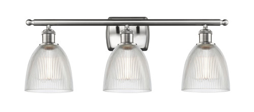 Castile - 3 Light - 26 inch - Brushed Satin Nickel - Bath Vanity Light (516-3W-SN-G382)