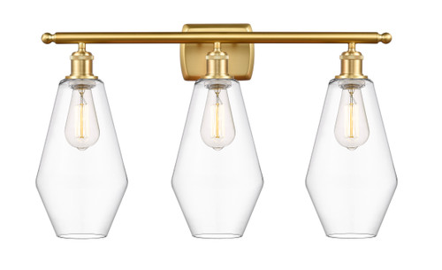 Cindyrella - 3 Light - 27 inch - Satin Gold - Bath Vanity Light (516-3W-SG-G652-7)