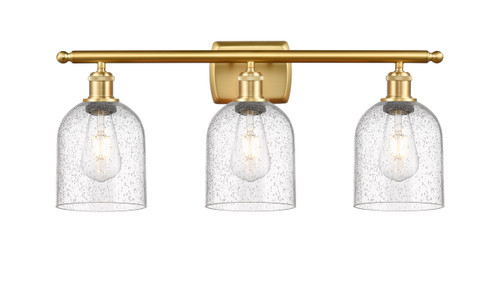 Bella - 3 Light - 26 inch - Satin Gold - Bath Vanity Light (516-3W-SG-G558-6SDY)